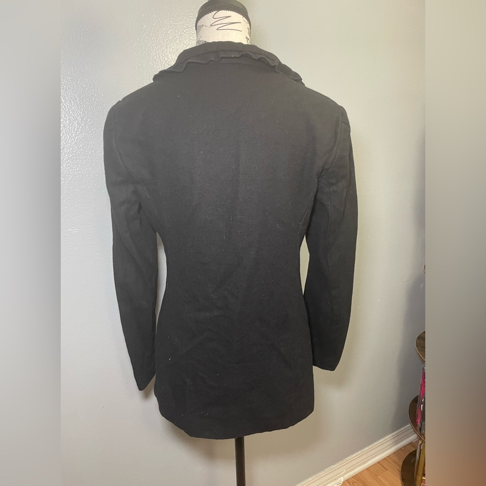 Ann Taylor Black Blazer Classic Tailored Suit Jacket - Picture 5 of 7